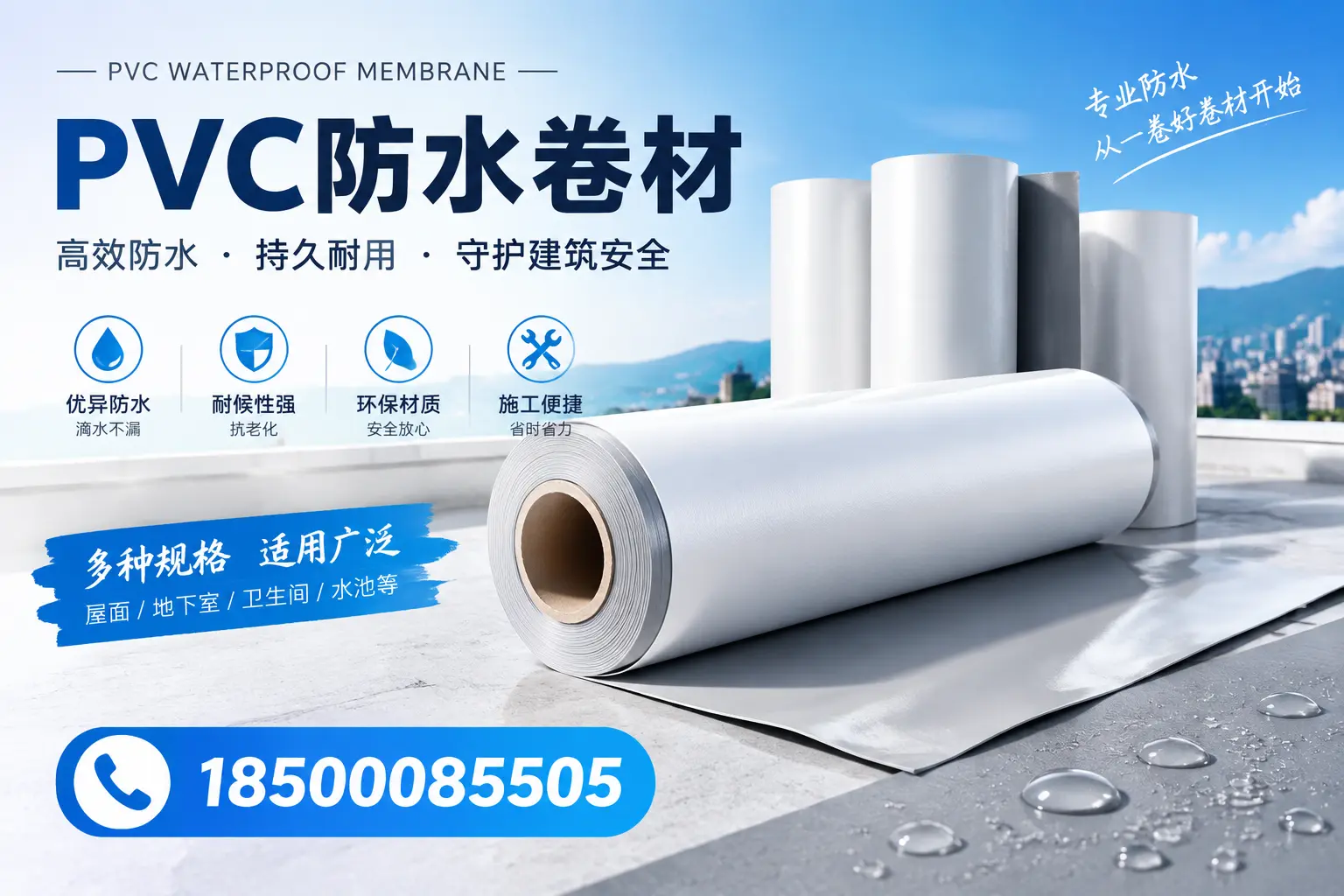 如何选择适合的PVC防水卷材？专家为您解答菏泽的需求